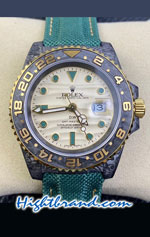 Rolex GMT Masters II DiW Arabic Carbon Two Tone - Swiss Replica Watch 02