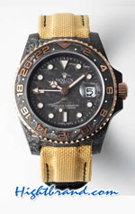 Rolex GMT Masters II DiW Carbon Two Tone Rose Gold - Swiss Replica Watch 03