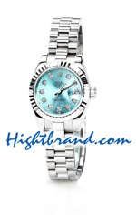Rolex Replica Datejust Silver Ladies Watch 07