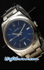 Rolex Oyster Perpetual Cal.3132 Swiss Blue Dial Oyster Strap - Ultimate Replica Watch 01