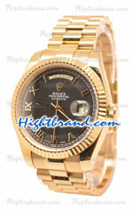 Rolex Replica Day Date II Gold Swiss Replica Watch 21