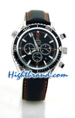 Omega Seamaster - Planet Ocean Leather Watch 12