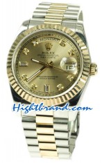Rolex Day Date Two Tone Swiss Replica watch 06