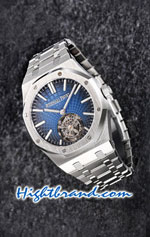 Audemars Piguet Royal Oak Flying Tourbillon Blue Dial 41mm Replica Watch 03