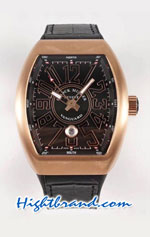 Franck Muller Vanguard Rose Gold 44mm Swiss Replica Watch 07