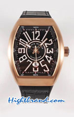 Franck Muller Vanguard Rose Gold 44mm Swiss Replica Watch 06