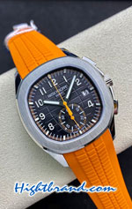 Patek Philippe Aquanaut 5968A Orange Rubber Swiss Replica Watch 02