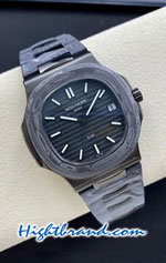 Patek Philippe Nautilus DiW 5711 Edition Ceramic Carbon Swiss DIW Replica Watch 01