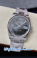 Rolex Datejust 36mm Wimbledon Smooth-Edges VSF Swiss AAA Watch 08