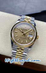 Rolex Datejust 36mm Two Tone Gold Fluted Motif Dial 3235 VSF Swiss Replica Watch 04