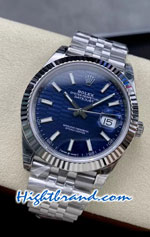 Rolex Datejust 41mm Blue Fluted Motif Dial 3235 VSF Swiss Replica Watch 02