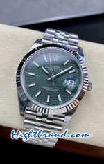 Rolex Datejust 41mm Green Fluted Motif Dial 3235 VSF Swiss Replica Watch 01