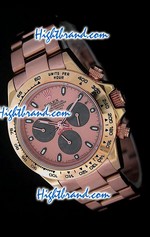 Rolex Replica Daytona Pink Gold Swiss Watch 15