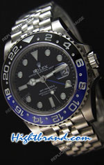 Rolex Replica GMT Masters II Black Blue - Swiss Watch 12