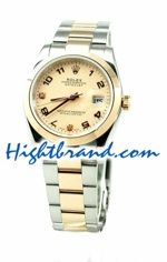 Rolex Replica Datejust Mens Watch - Pink Gold 03