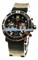 Ulysse Nardin Maxi Marine Diver Chronograph Swiss Watch 01