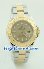Rolex Yachtmaster Two Tone Boy Sized 1