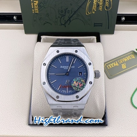 Audemars Piguet 15400 Extra Thin Blue Dial 42mm Replica Watch 04