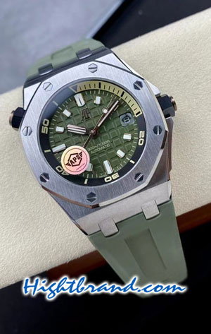 Audemars Piguet 15720st Royal Oak Diver Green Dial 42MM Swiss APS Replica Watch 18