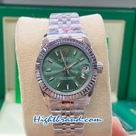 Rolex DateJust Green Dial Jubilee 31mm Replica Watch 02