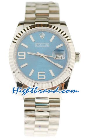 Rolex Replica Datejust Silver Watch 17