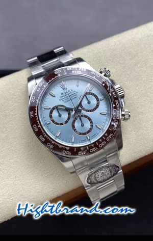 Rolex Daytona Ice Blue Ceramic 4131 Swiss Clean Replica Watch 05